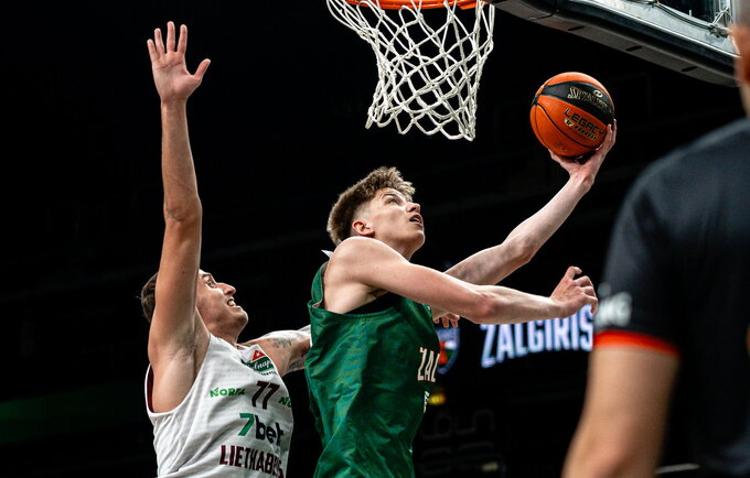 D.Daubaris keliasi į NCAA (Roko Snarskio, Žalgiris.lt nuotr.)