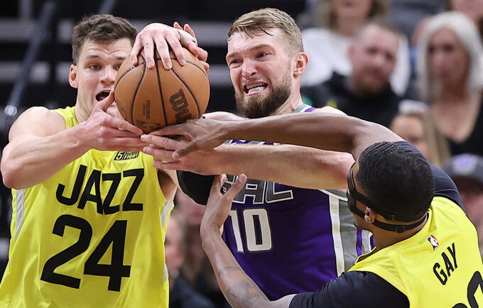 D.Sabonis buvo arti trigubo dublio (Scanpix nuotr.)