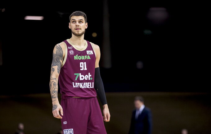 D.Sirvydis sužaidė solidų mačą („Betsafe-LKL“ nuotr.)