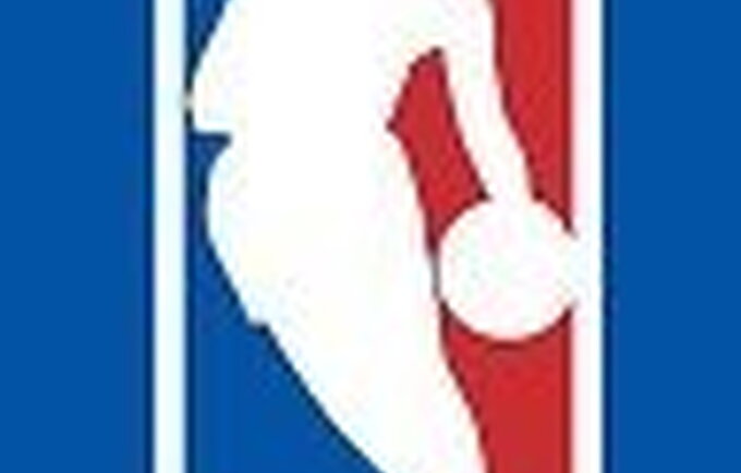 NBA logo su fonu Organizatorių nuotr.