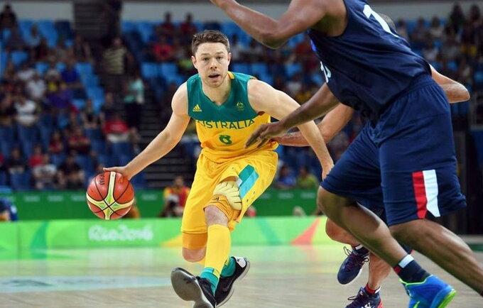 M.Dellavedova žiba šioje olimpiadoje (Scanpix nuotr.)