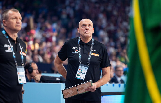 R.Kurtinaitis džiaugėsi komandos solidžiu žaidimu (BNS nuotr.)