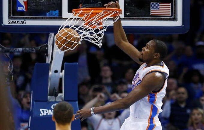 NBA lyderiai prieš K.Durantą priešnuodžių nerado (Scanpix nuotr.)