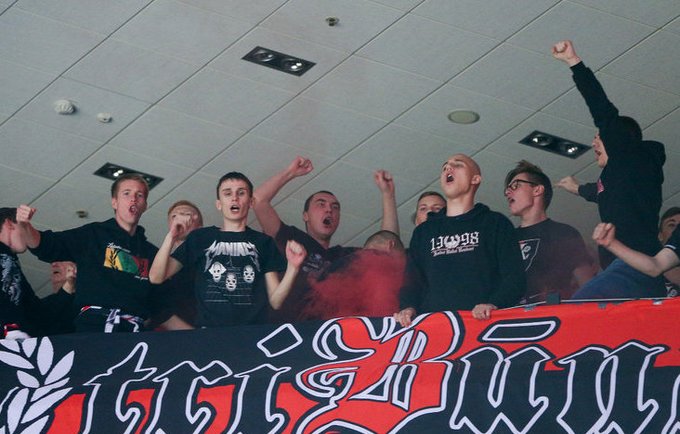 „Lietuvos ryto“ sirgaliai tėškė pareiškimą (Matas Baranauskas, Fotodiena.lt)
