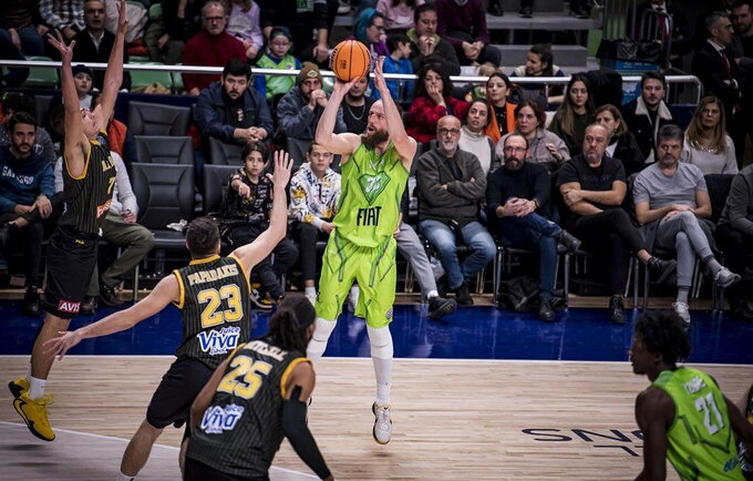 A.Milaknis pataikė tris tritaškius (FIBA Europe nuotr.)