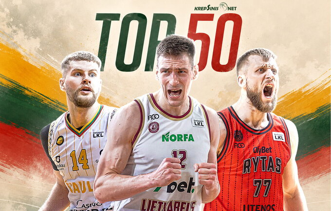 Septintus metus paeiliui startuoja lietuvių „Top 50“ (Krepsinis.net nuotr.)