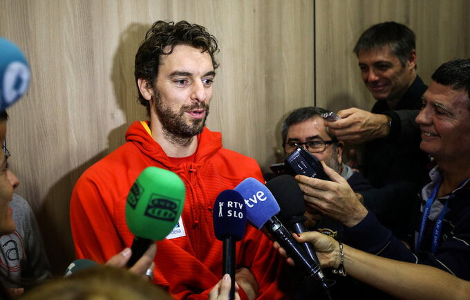 Pau Gasolis sakė, kad lietuviai nusipelnė pagarbos (Fotodiena.lt)