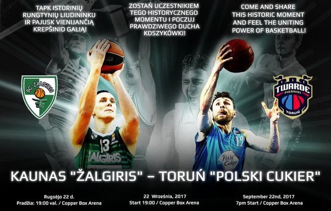 „Žalgiris“ sužais draugiškas rungtynes Londone