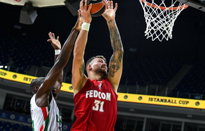 D.Motiejūnas surinko 7 taškus