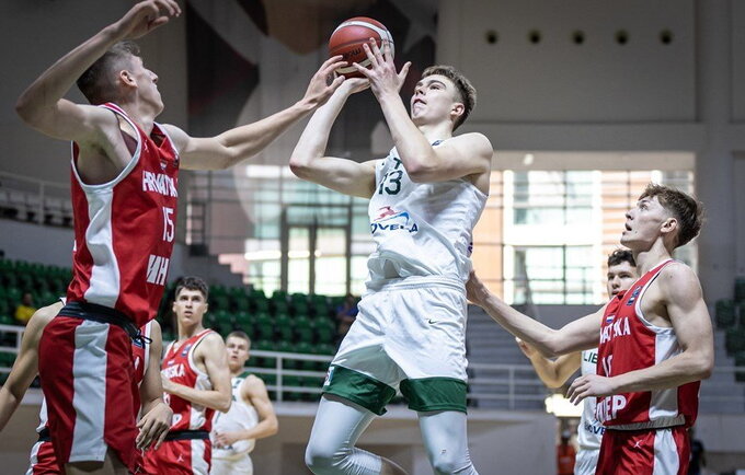 M.Krivas užfiksavo dvigubą dublį (FIBA Europe nuotr.)