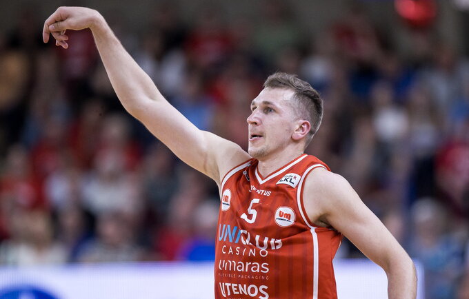 E.Šaulys keliasi į Lenkiją („Betsafe-LKL“ nuotr.)