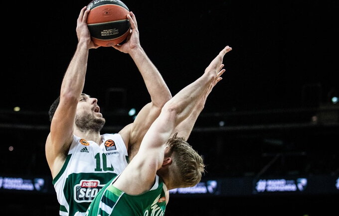 I.Papapetrou išlaiko „Panathinaikos“ lyderio vadeles (BNS nuotr.)