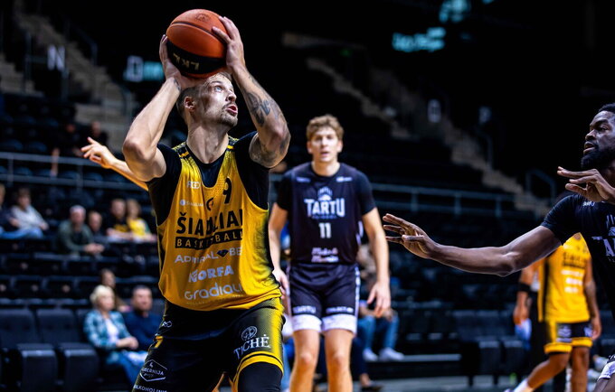 M.Pacevičius buvo tarp rezultatyviausių šiauliečių (Foto: Lukas Šeputis)