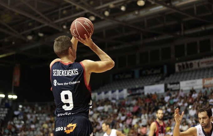 T.Sedekerskis žaidė vos kelias minutes