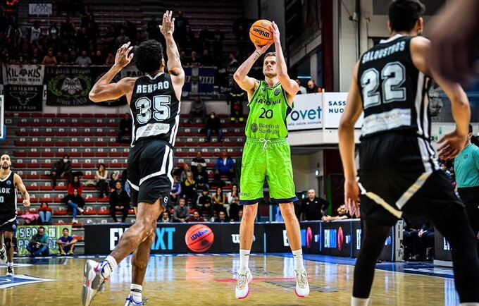 E.Bendžius pataikė 3 tritaškius (FIBA Europe nuotr.)