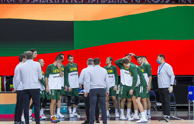 Lietuvos rinktinė žaistų lietuviams nepatogiu laiku (BNS nuotr.)