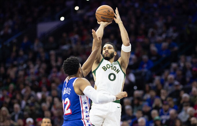 J.Tatumas vedė „Celtics“ į pergalę (Scanpix nuotr.)