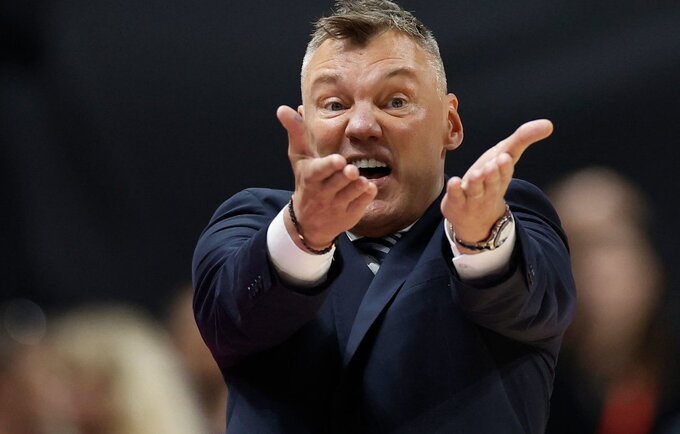 Š.Jasikevičius nebuvo patenkintas žaidimu (Scanpix nuotr.)