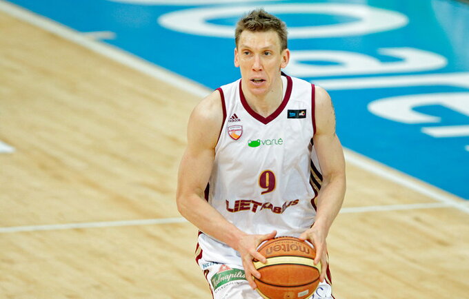 D.Šalenga apie karjeros pabaigą dar negalvoja (Foto: Augustas Didžgalvis)