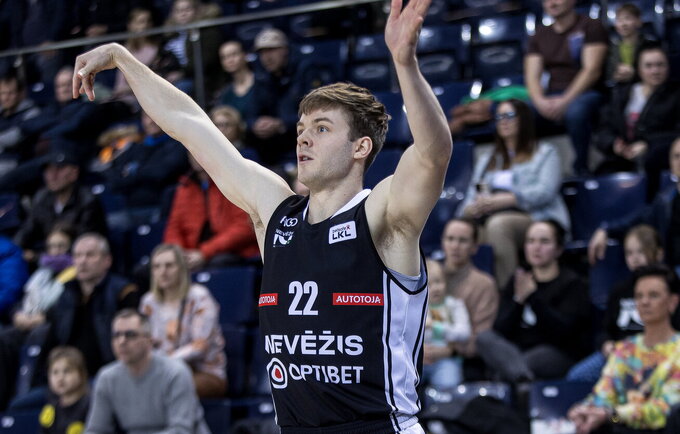 S.McNeilas bandys laimę G lygoje („Betsafe-LKL“ nuotr.)