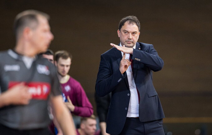 N.Čanakas apžvelgė rungtynes (Foto: Rokas Lukoševičius)