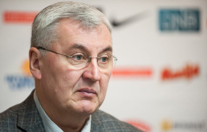 J.Kazlauskas pristatė rinktinės planus (Edvardas Blaževičius, Fotodiena.lt)