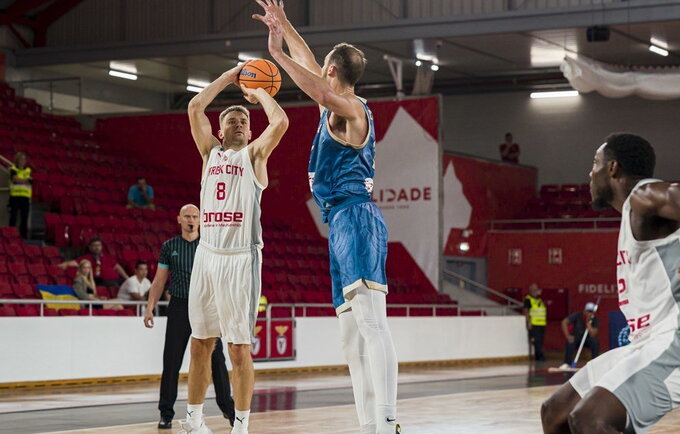 V.Kariniauskas pelnė 3 taškus (FIBA Europe nuotr.)