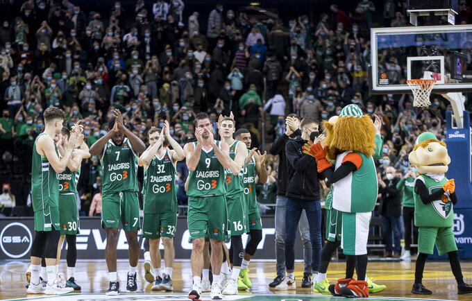 „Žalgiris“ stokoja pergalių (BNS nuotr.)