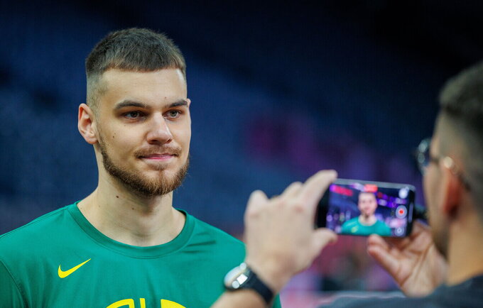 D.Sirvydis džiaugiasi vaidmeniu rinktinėje (BNS nuotr.)