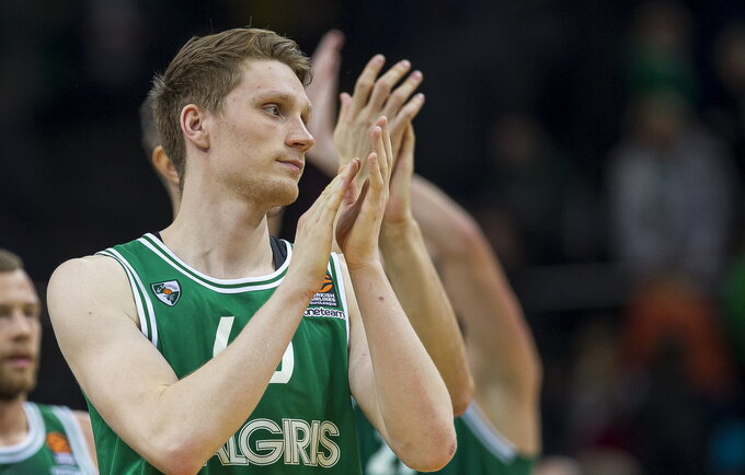 M.Grigonis tapo rungtynių didvyriu (BNS nuotr.)