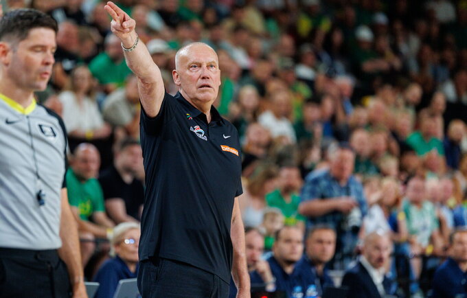 R.Kurtinaitis itin pozityviai apžvelgė rungtynes (BNS nuotr.)