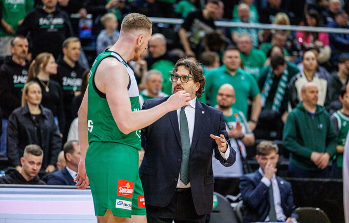 A.Trinchieri nepamiršo nesėkmės Klaipėdoje (BNS nuotr.)