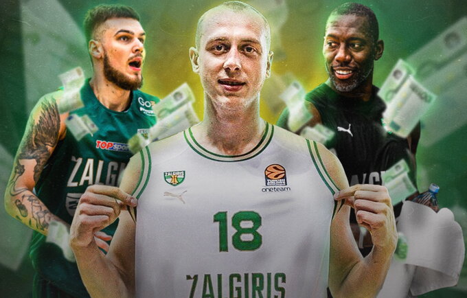 A.Smailagičius „Žalgiryje“ uždirba daugiausiai (www.zalgiris.lt nuotr.)