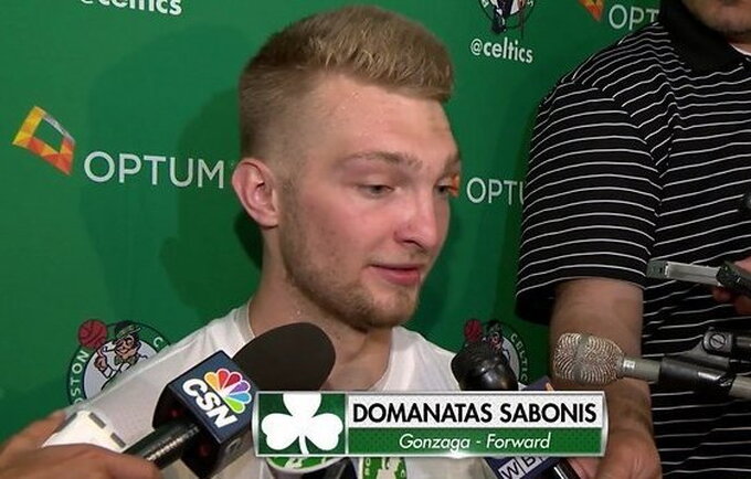 D.Sabonis svečiavosi Bostone