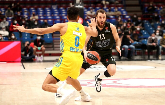 S.Rodriguezas buvo šalia dvigubo dublio (Euroleague.net)