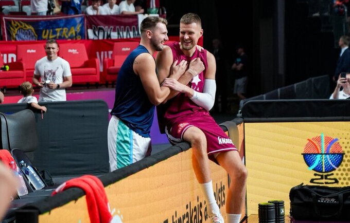 L.Dončičius ir K.Porzingis FIBA krepšinyje susitiko pirmąsyk nuo 2017 m.