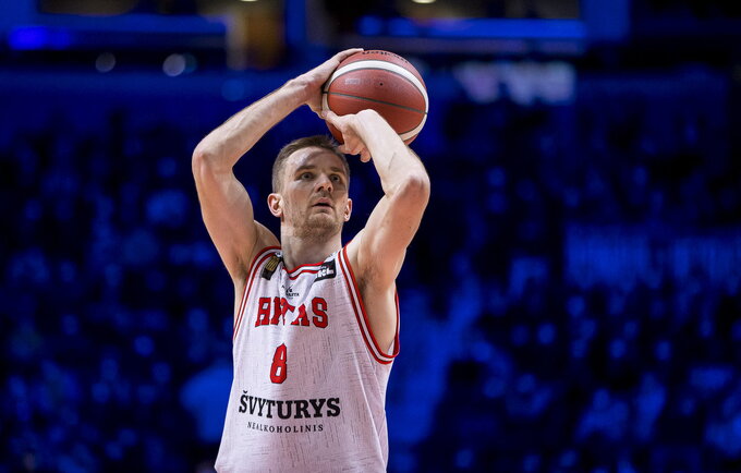 V.Kariniauskas susižeidė (LKL nuotr.)