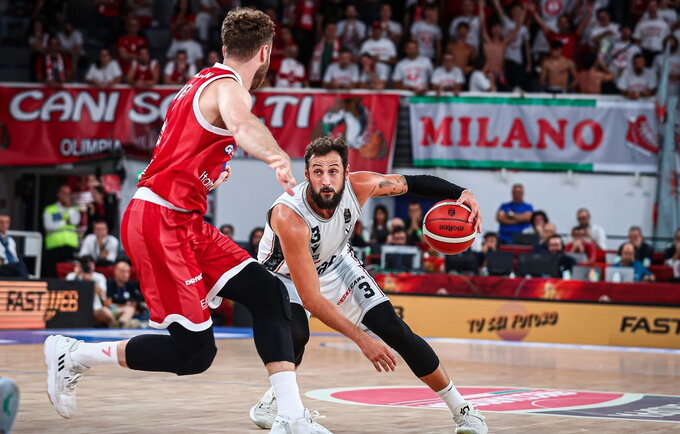 M.Belinelli daugiausiai taškų surinko baudų metimais