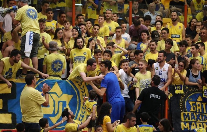 „Maccabi“ sirgaliai rodė meilę komandai (Klubo nuotr.)