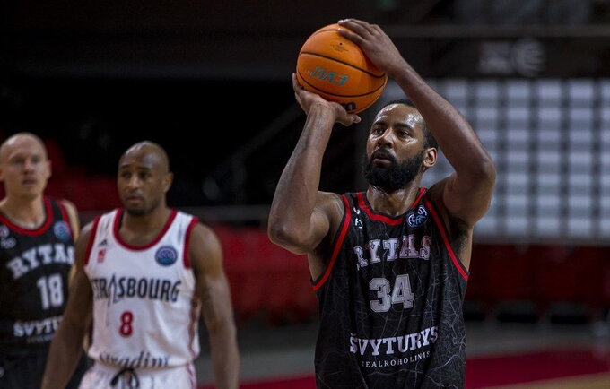 K.Bensonas žais Utenoje (FIBA Europe nuotr.)