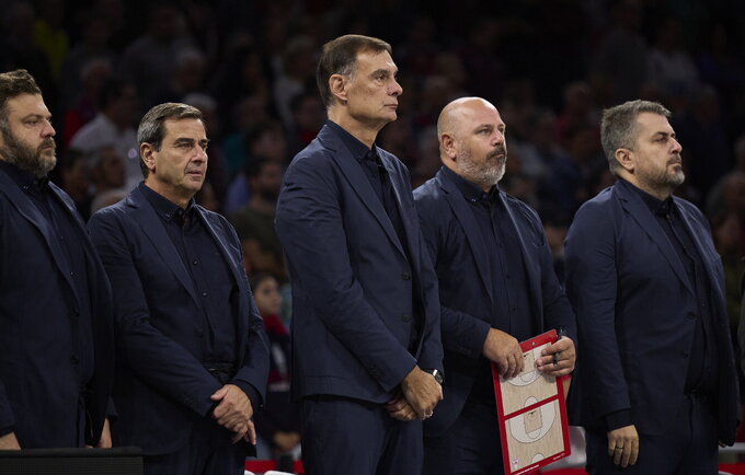 G.Bartzokas apžvelgė būsimas rungtynes (Scanpix nuotr.)