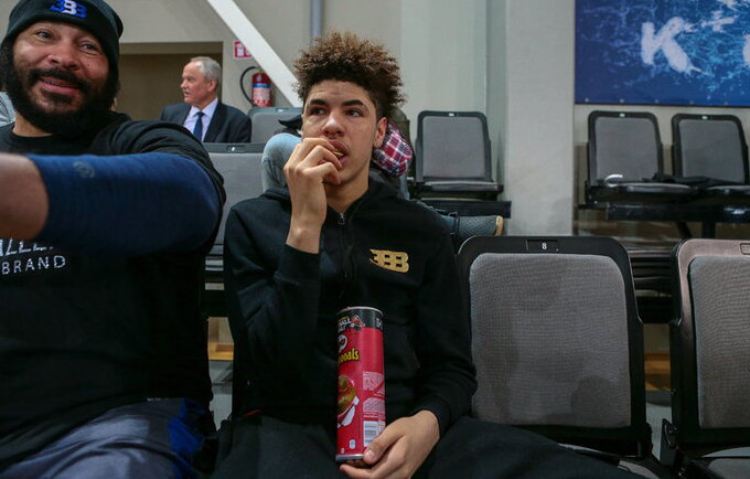 LaMelo Ballas turi progą JBA lygoje mėtyti sau įprastus metimus (Josvydas Elinskas, Fotodiena.lt)