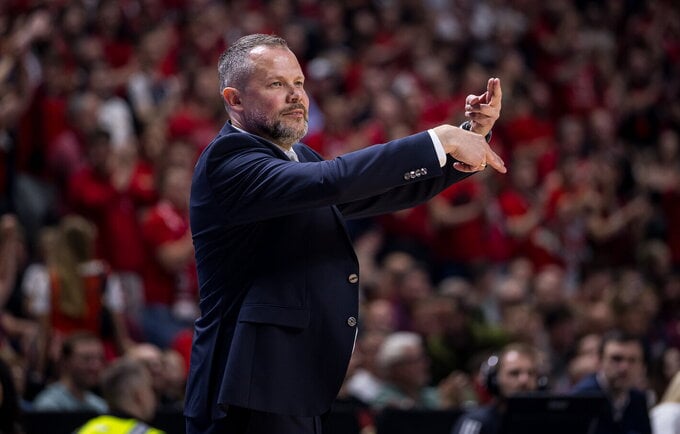 G.Žibėnas apžvelgė rungtynes (Foto: Rokas Lukoševičius)