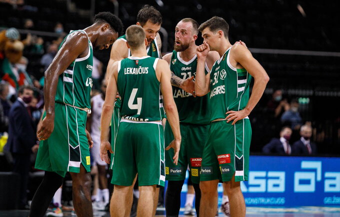 „Žalgiris“ irgi yra paliestas koronaviruso (BNS nuotr.)