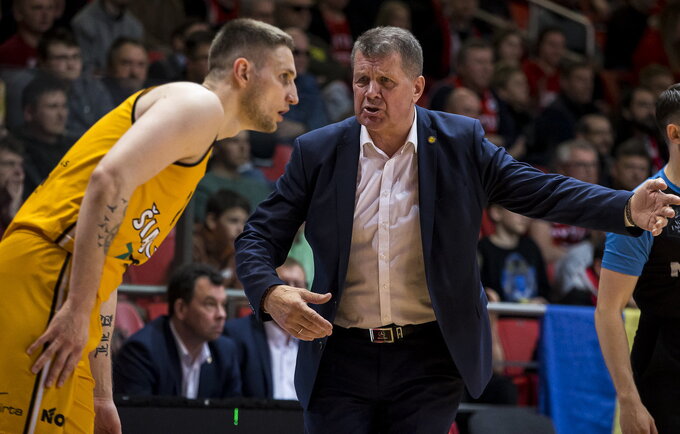 A.Sireika sieks atvesti komandą į Čempionų lygą (LKL nuotr.)
