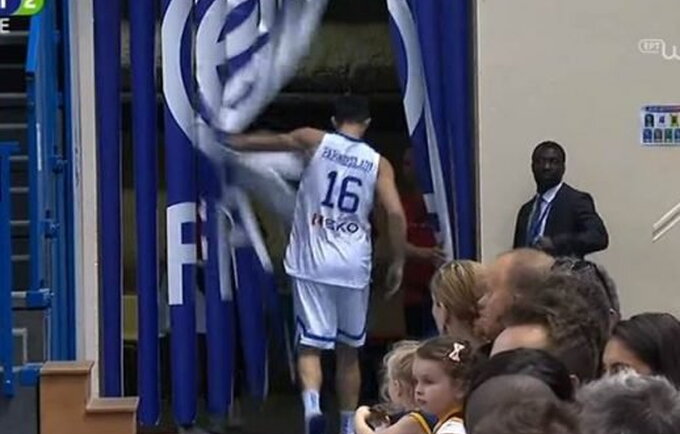 K.Papanikolaou sutrikdė rungtynes