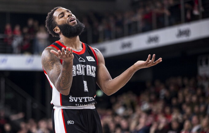 R.J.Cole'as Čempionų lygoje nežibėjo („Betsafe-LKL“ nuotr.)