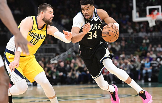 Nuo G.Antetokounmpo priklauso Milvokio komandos vasaros ėjimai (Scanpix nuotr.)