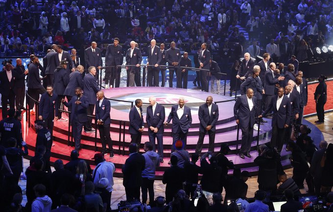 75 NBA geriausieji pagerbti Klivlande (Scanpix nuotr.)