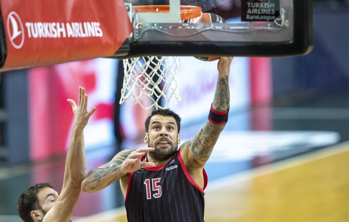 G.Printezis negalės padėti mače su „Baskonia“ (BNS nuotr.)
